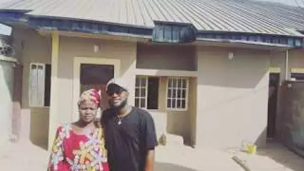 Music Star Skales Gifts His Mother A House [Photos]